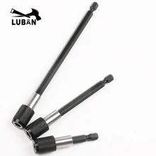 3 шт./компл. 60 мм/100 мм/150 мм магнитное дополнение к отвертке бит быстрый выпуск 1/4 шестигранный хвостовик держатель инструментов набор сверл LUBAN