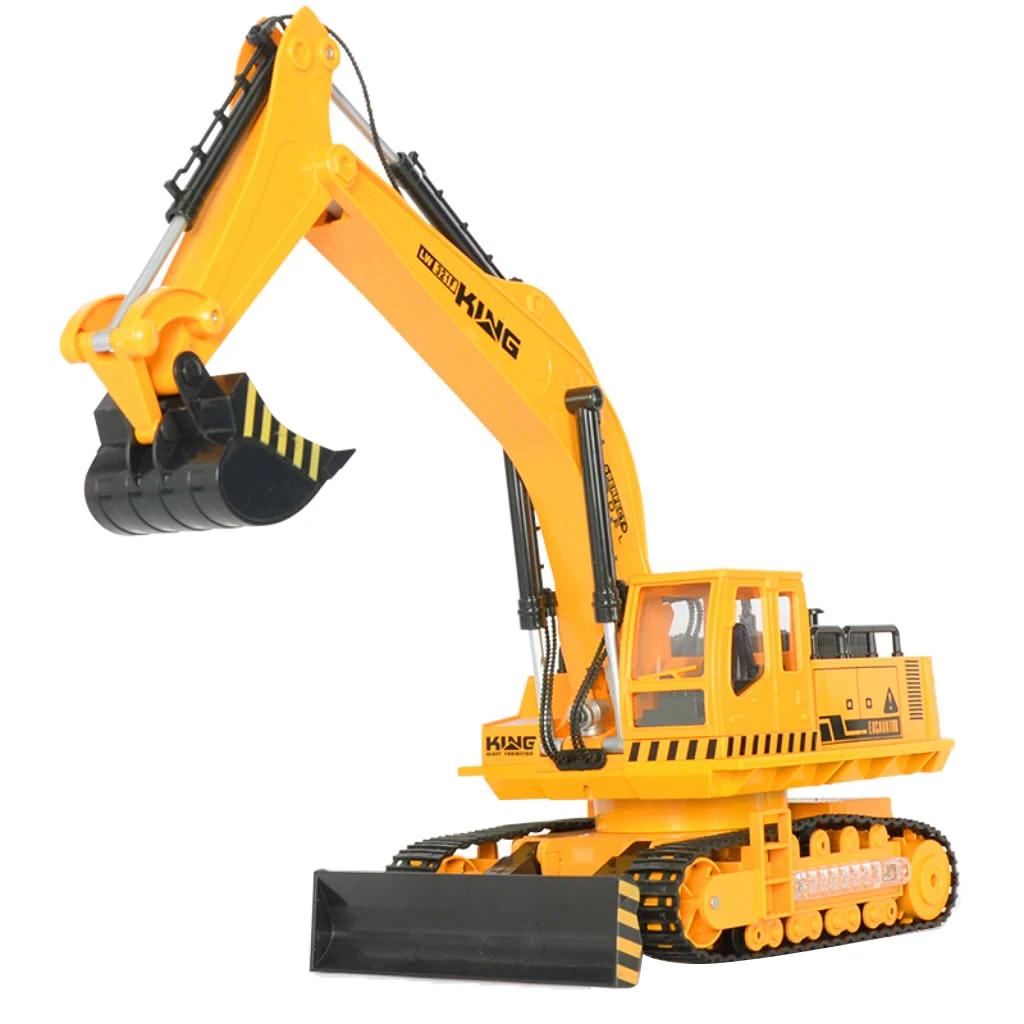 14 Channel Full Functional Remote Control RC Excavator (1/18 scale) Kids Children Toys Gift