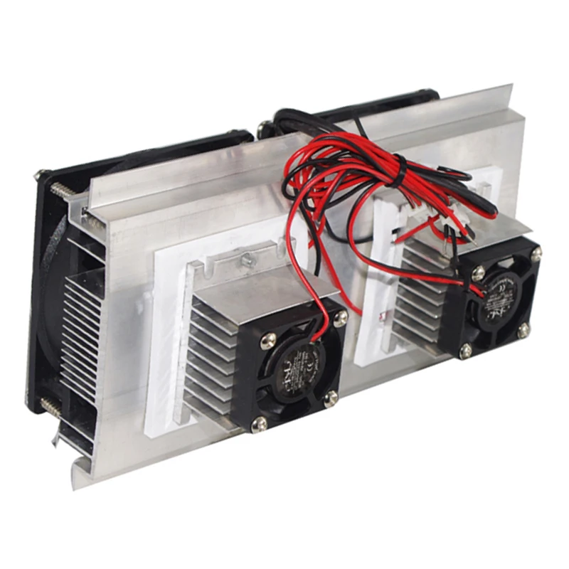 200x115x8,5 мм 120 Вт термоэлектрический Пельтье холодильная полупроводниковая система охлаждения комплект двойной вентилятор