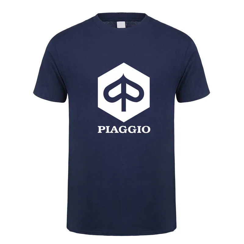 

Motorcycle Piaggio T Shirts Tops New Summer Fashion Short Sleeve Cotton T-shirt DS-070