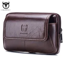 BULL CAPTAIN, натуральная кожа, Воловья кожа, мужской ремень, поясная сумка, повседневная, хип-бум, маленькая сумка, мужской бренд, известный, сотовый/мобильный телефон, чехол