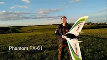 FX 61 Phantom 1550mm Flying Wing Rc Airplane Fixed Wing Aircraft Without font b Electronic b