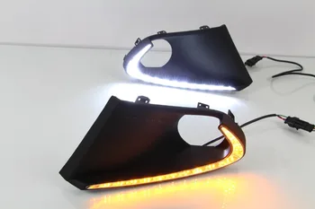 

High brightness power led Daytime Running Lights For Suzuki Baleno Fog Lamp,Free shipping led baleno car light with yellow light