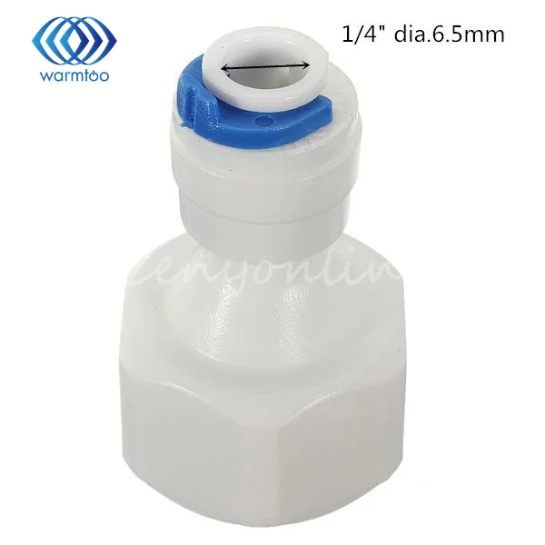 

1/2 BSP x 1/4 Push Fit Connectorand Fridges Water Filters High Quality