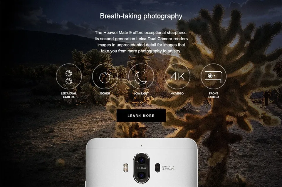 Huawei mate 9 с глобальной прошивкой, 4 Гб ОЗУ, 32 Гб ПЗУ, 5,9 дюйма, мобильный телефон, четыре ядра, Kirin 960, Android 7,0, две sim-карты, SuperCharge, 4000 мАч