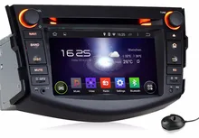 1024*600 Quad Core 2 din 7″ Android 5.1 Car dvd player for Toyota RAV4 2006-2012 With Radio GPS 3G WIFI Bluetooth USB 16GB ROM