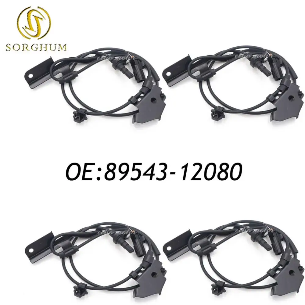 New 4pcs 8954312080 Front Left Abs Wheel Speed Sensor For Scion Tc Xb