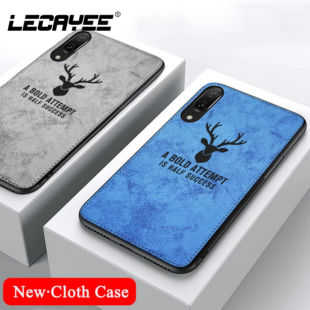 

For Huawei P20 Lite Cloth Matte Case for HUAWEI P20 Pro P10 P9 P8 Lite 2017 P Smart 2019 Plus Cover Shell Phone Protective Case