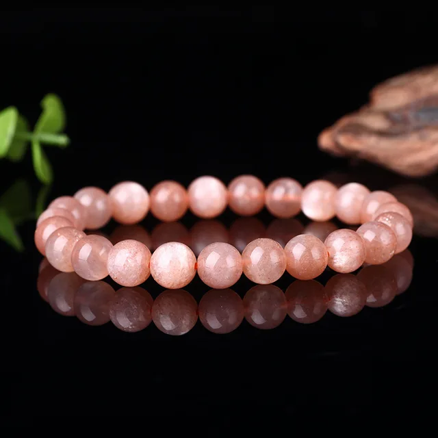 Joursneige Aaa Natural Moonstone Bracelet 7 9mm Beads Orange Color Joursneige Aaa Natural Moonstone Bracelet 7 9mm Beads Orange Color Stone Bracelets For Women