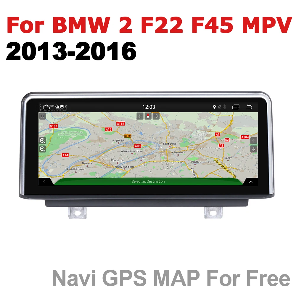 Excellent Car Audio Android 7.0 up GPS Navigation For BMW 2 Series F22 F45 MPV 2013~2016 NBT WiFi 3G 4G Multimedia player Bluetooth 1080P 5 Excellent Car Audio Android 7.0 up GPS Navigation For BMW 2 Series F22 F45 MPV 2013~2016 NBT WiFi 3G 4G Multimedia player Bluetooth 1080P 5
