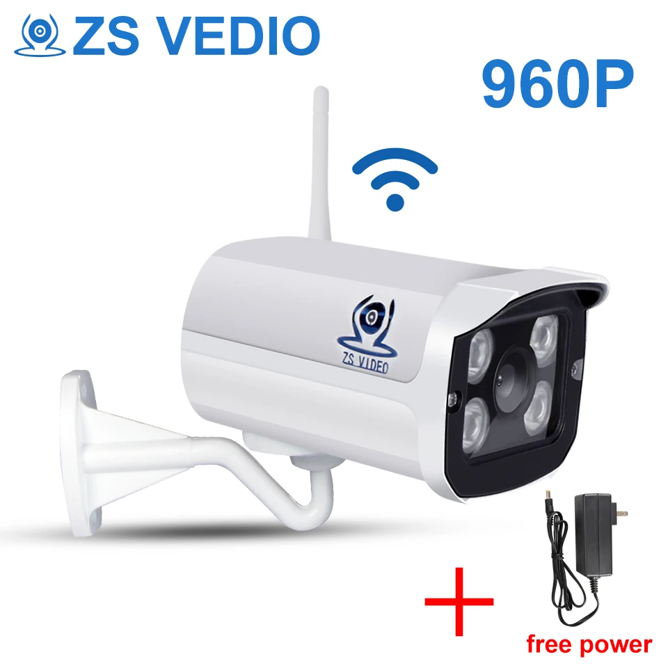 ZSVEDIO камеры наблюдения IP камера Onvif Wi Fi IP66 960P 1.3MP H.264 видео Запись HD беспроводной