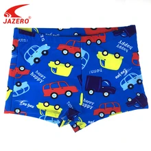 JAZERO/удобные купальные костюмы для мальчиков; пляжные шорты с рисунком автомобиля; Купальник; плавки для мальчиков; высокая эластичность