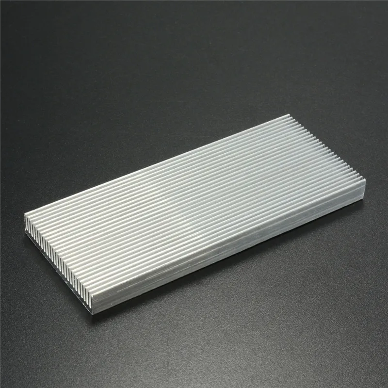 

LEORY 100 x 41 x 8mm Aluminum Radiator Heat Sink Cooler Cooling Heatsink for Computer PC LED Amplifier IC Transistor Components
