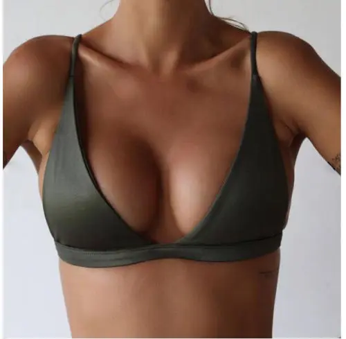 

New Women Ladies Bras Bandage Push-Up Top Bandeau Bathing Bras White Green Black