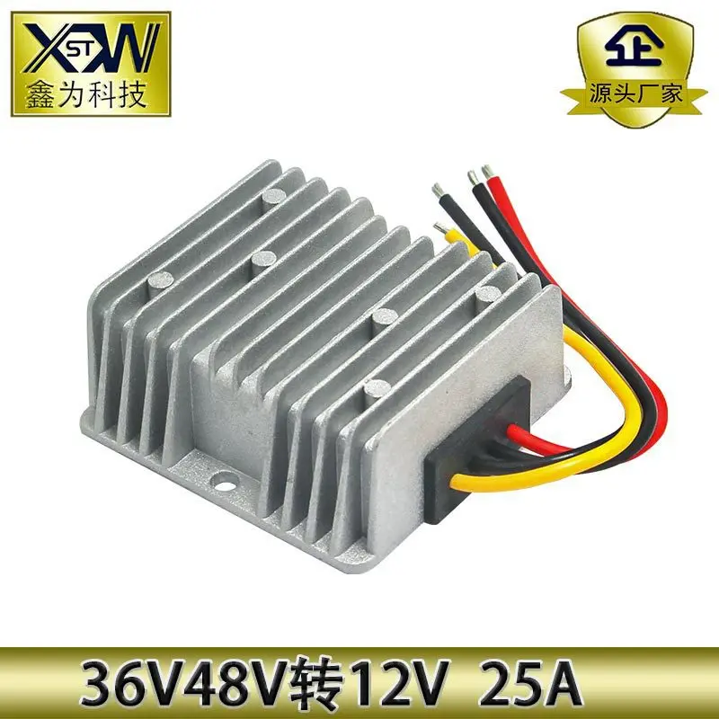 

DC DC Converter 36V 48V to12V 25A Power Voltage Converters 48V to 12V DC Buck Module 36V to 12V Power Supply