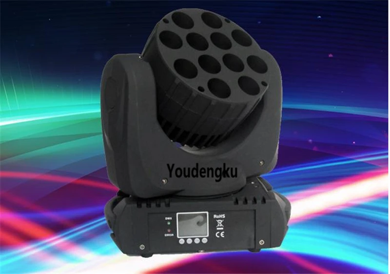 16 шт. moving head 12x10 Вт led перемещение головы луч 4 в 1 rgbw dmx светодиодные фары движущихся