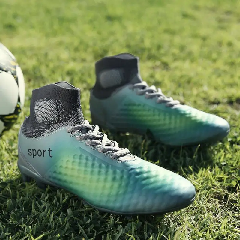Zapatos De fútbol hombres Ag/fg camisetas De fútbol al aire libre niño Atlético Botas De fútbol Chuteira Futebol adultos entrenamiento tobillo bota Zapatos De fútbol hombres Ag/fg camisetas De fútbol al aire libre niño Atlético Botas De fútbol Chuteira Futebol adultos entrenamiento tobillo bota