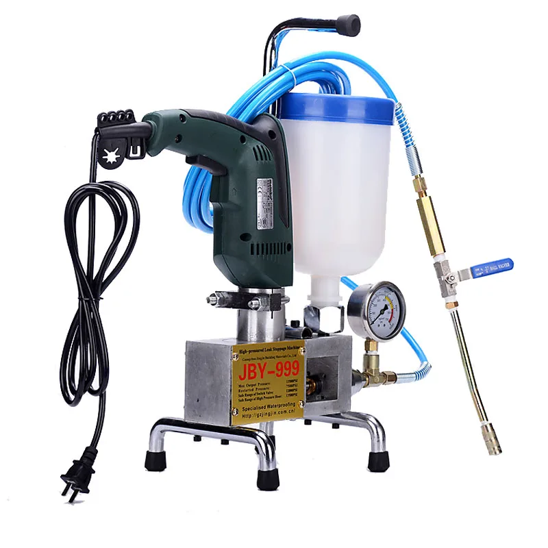 Micro - electric injection pump epoxy polyurethane grouting machine JBY 999 crack plugging high pressure | Обустройство дома