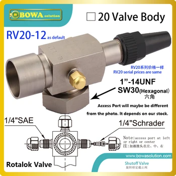 

Rotalock Valves made off carbon steel are widely used throughout the refrigeration, heat pump and airconditioning industry