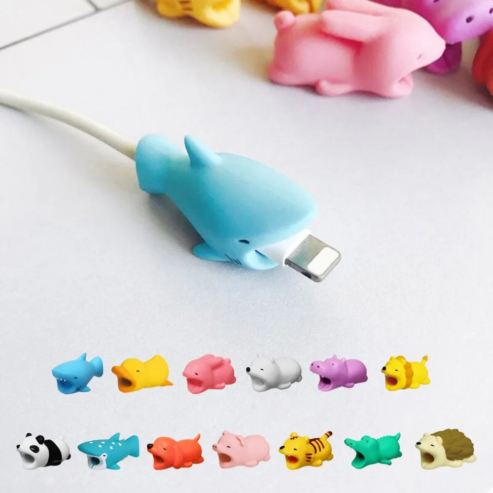 Animal Cable Winder анти-ломающийся защитный чехол для фигуры USB кабель для передачи данных USB кабель для зарядного устройства кабель для наушников Защитный рукав