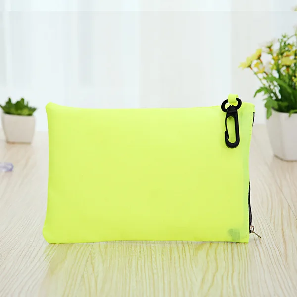 Новая Модная Портативная Большая вместительная зеленая сумка складная сумка для хранения хозяйственная сумка утолщенная сумка на плечо - Цвет: Hook-Yellow-12