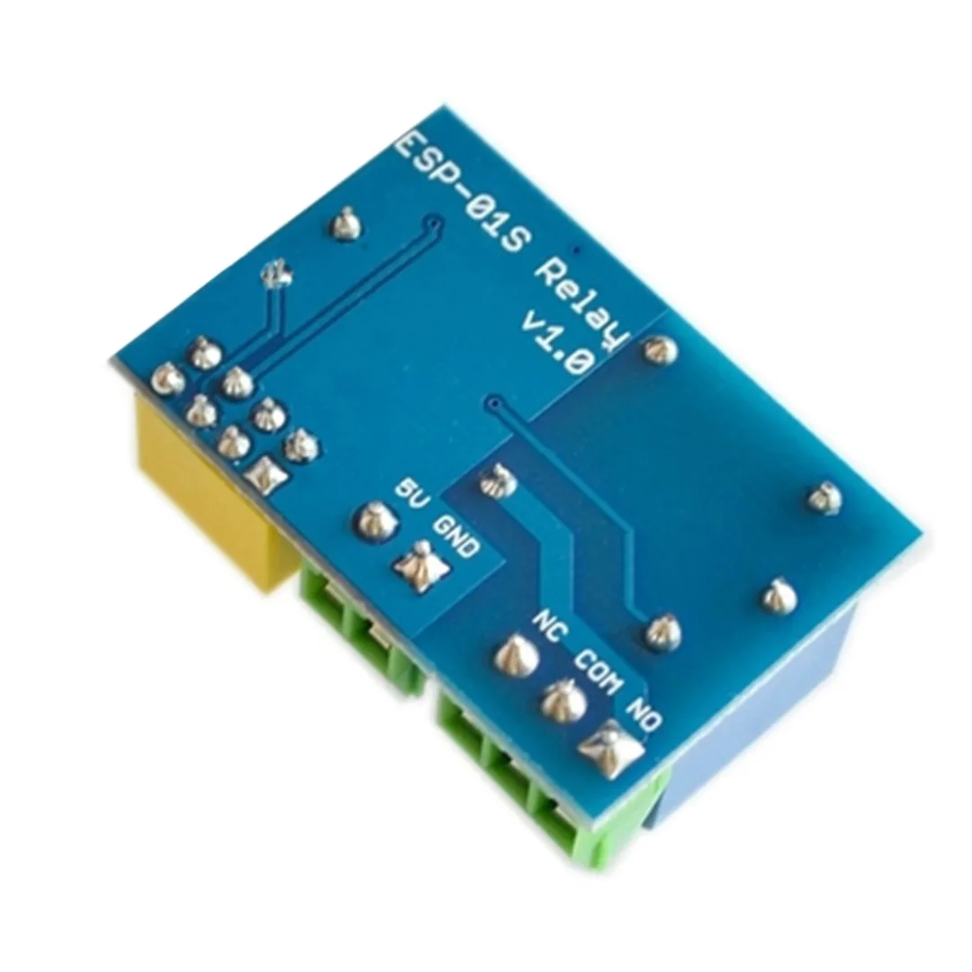 1pc New ESP8266 ESP-01S 5V WiFi Relay Module Smart Home Remote Control Unlock For DIY Project Mayitr