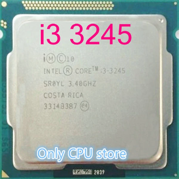 Computers Tablets Networking Intel I3 3225 Dual Core 3 3ghz Lga 1155 Tdp 55w 3mb Cache Tested Cpus Processors