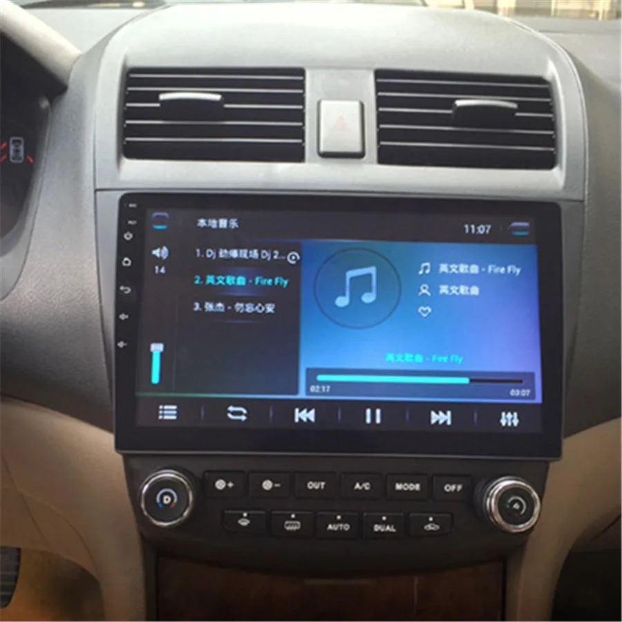 Perfect Android GPS Navigation 10.1 Inch Car Radio With 1080P Video Bluetooth Support Car Multimedia Player for Honda Accord 7 2003-2007 5