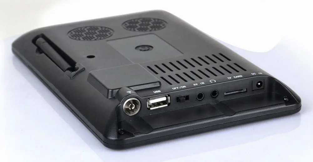 LEADSTAR 9 дюймов HD цифровой и аналоговый телевизионный ресивер светодиодный автомобильный телевизор Поддержка TF карта USB Аудио Видео Воспроизведение DVB-T2 AC3