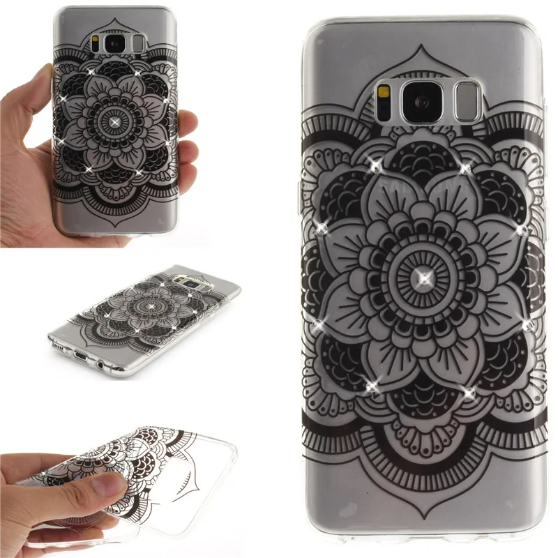 Роскошный мягкий чехол FTAIDKJ из ТПУ со стразами для Samsung Galaxy A3 A5 J3 J5 2016 Prime S7 S8 Note 8|cover