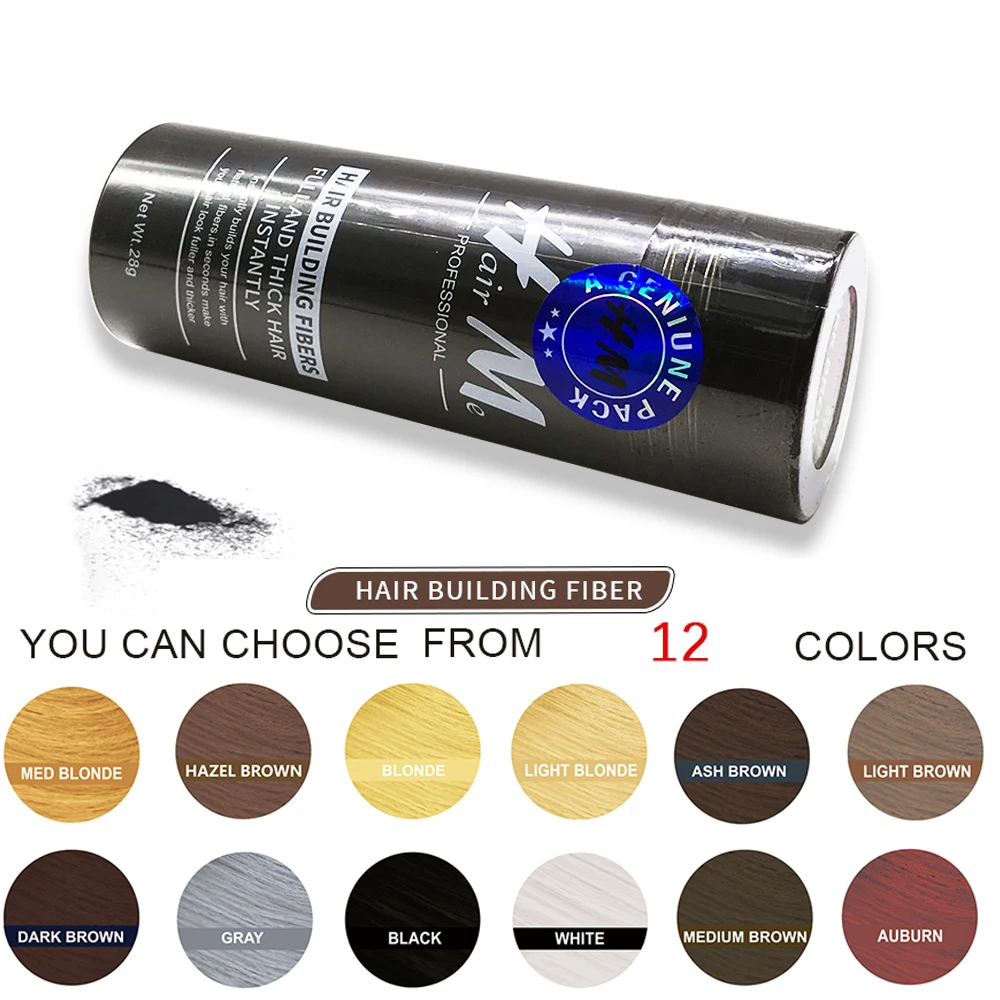 HAIR ME лучше, чем Top Hair Pik строительные волокна порошок выпадения волос продукт 28 г+ 50 г сумка+ Расческа 2 шт