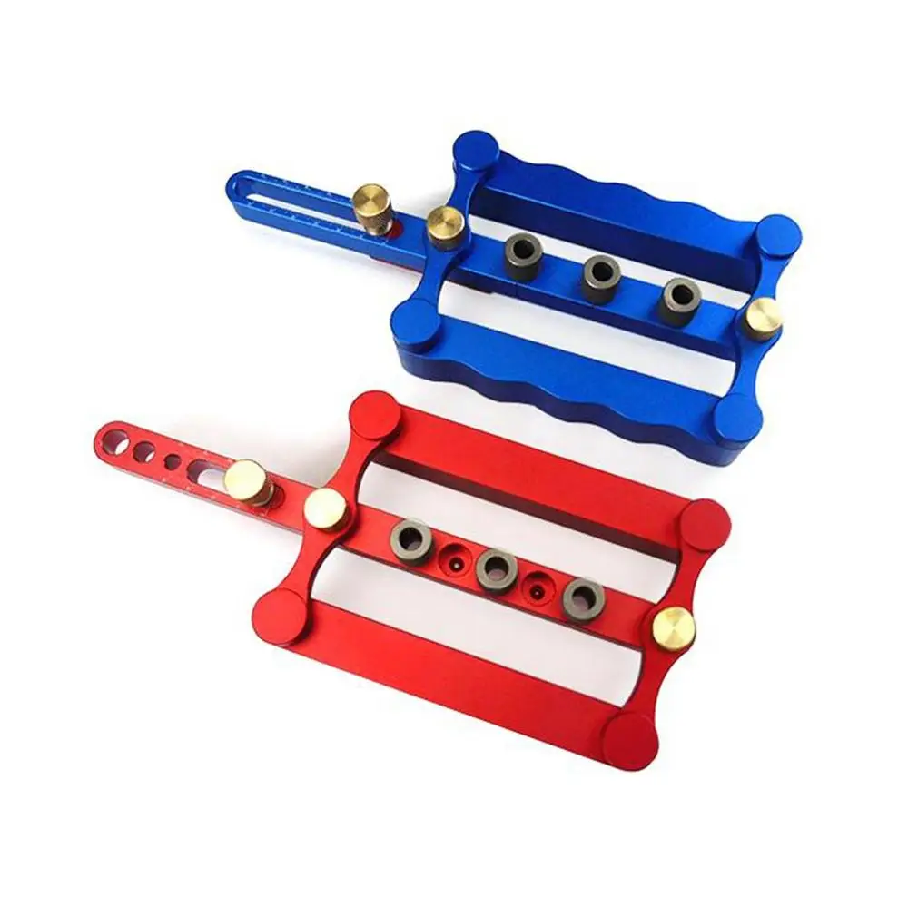 

Self Centering Dowelling Jig Woodworking Hole Jig Drill Locator Guide Punch Locator Drilling Hole Tools DIY Carpenter Tools