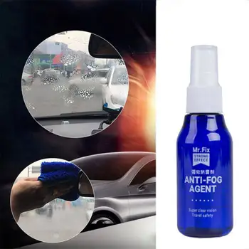 

Auto Glass Antifogging Agent Waterproof Rainproof Anit-fog Spray For Car Window Glass Mist Cleaning Tool 60ml