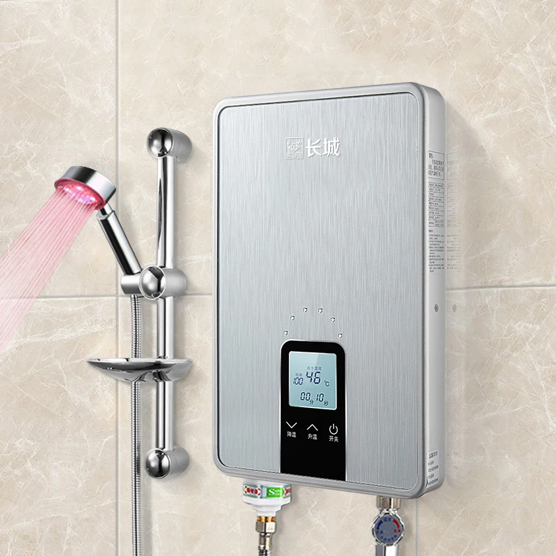 8500w 3s Fast Heating Instant Tankless Electric Water Heater Adjustable