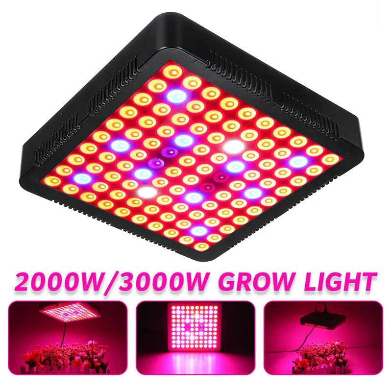 

New 3000/2000W Full Spectrum LED Plant Grow Light Lamps for Flower Plant Veg Hydroponics System Growing Lamp