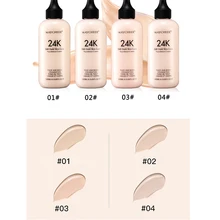 Крем для лица солнцезащитный крем для тонального крема водонепроницаемый 120 мл Макияж Минеральная Жидкая Основа полное покрытие основа консилер макияж