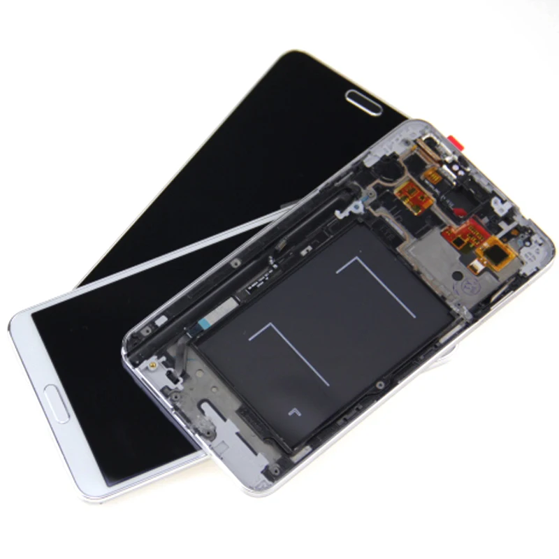 Черный белый совместимый для samsung Galaxy Note 3 N9005 ЖК дисплей сенсорный экран