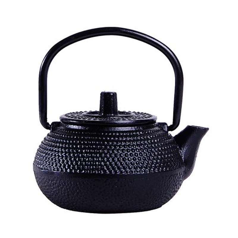 50 мл японский стиль чугунный чайник поставляется+ ситечко чайник - Цвет: Black