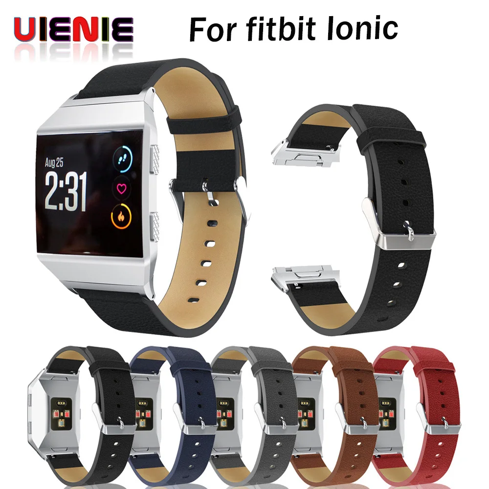 UIENIE для Fitbit Ionic кожаный ремешок сменный аксессуар Браслет часов | Электроника
