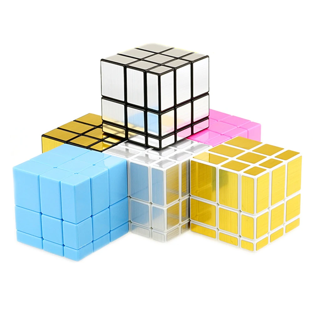 Shengshou Mirror Blocks Cast Coated 3x3x3 Magic Cube Speed Puzzle Cubes Educational Toys for Children Kids 10pcs jeoc certificated corner cube 25 4mm 1 diameter 19mm 0 75 height reflective prism ar coated 2 arcsec