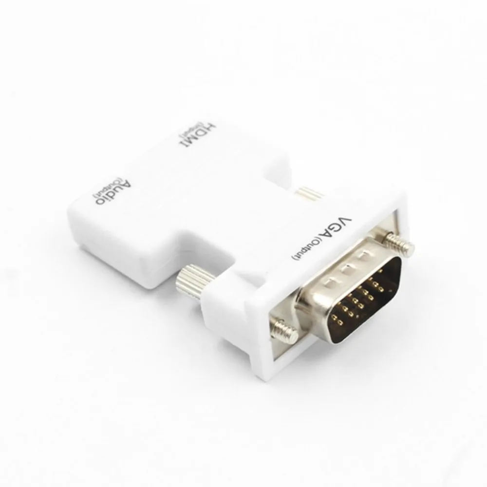 VGA a HDMI Maschio a Femmina Video Cavo Adattatore del Convertitore con Audio HD 1080 P Converter P