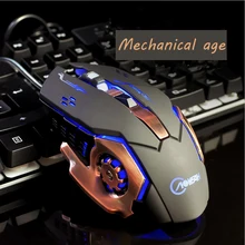 Проводная игровая клавиатура Мышь освещения в 4-х цветах дыхание светильник геймерская мышь для ПК, ноутбука, настольного компьютера, 3200 Точек на дюйм