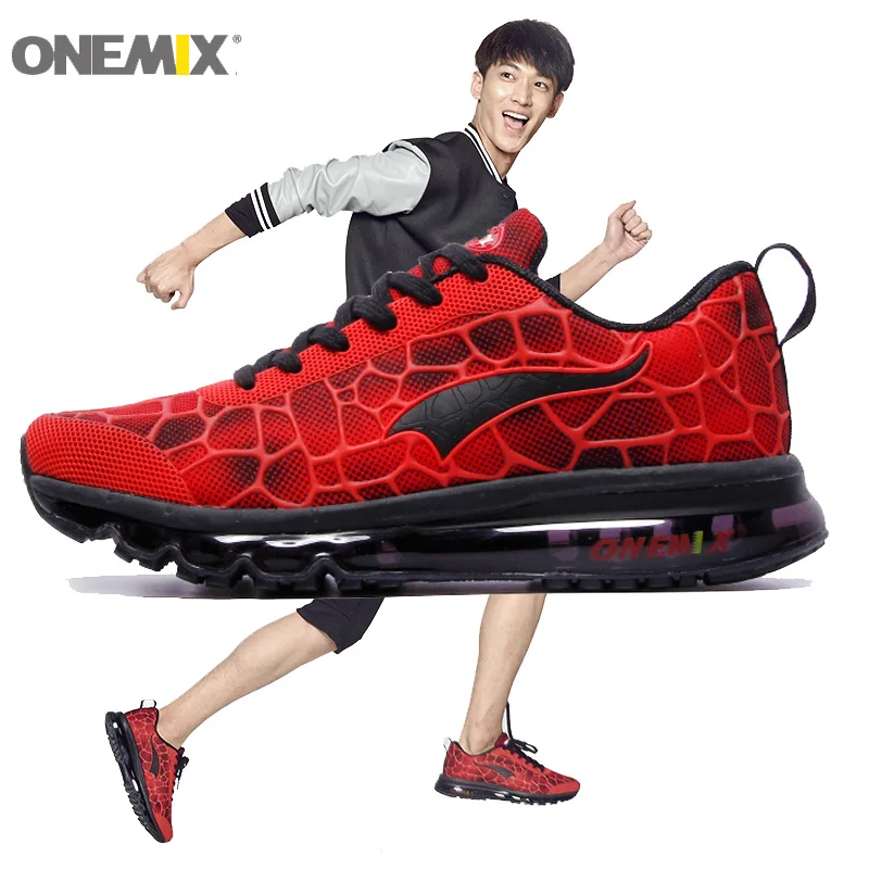 ONEMIX Man Running Shoes For Men Max Cushion Nice Run Athletic Trainers Red Black Zapatillas Sport Shoe Outdoor Walking Sneakers ONEMIX Man Running Shoes For Men Max Cushion Nice Run Athletic Trainers Red Black Zapatillas Sport Shoe Outdoor Walking Sneakers