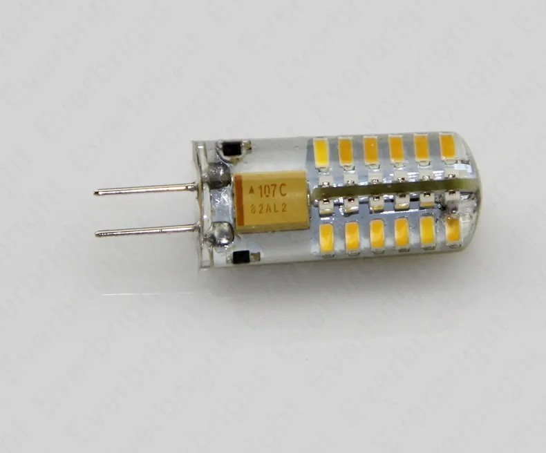 10 шт./партия G4 светодиодный 3014 SMD 48 Светодиодный s 6 Вт Светодиодный лампочки с украшением в виде кристаллов лампа 360 Угол лампы типа Корн AC/DC 10 V-20 V, теплый белый свет/холодный белый свет