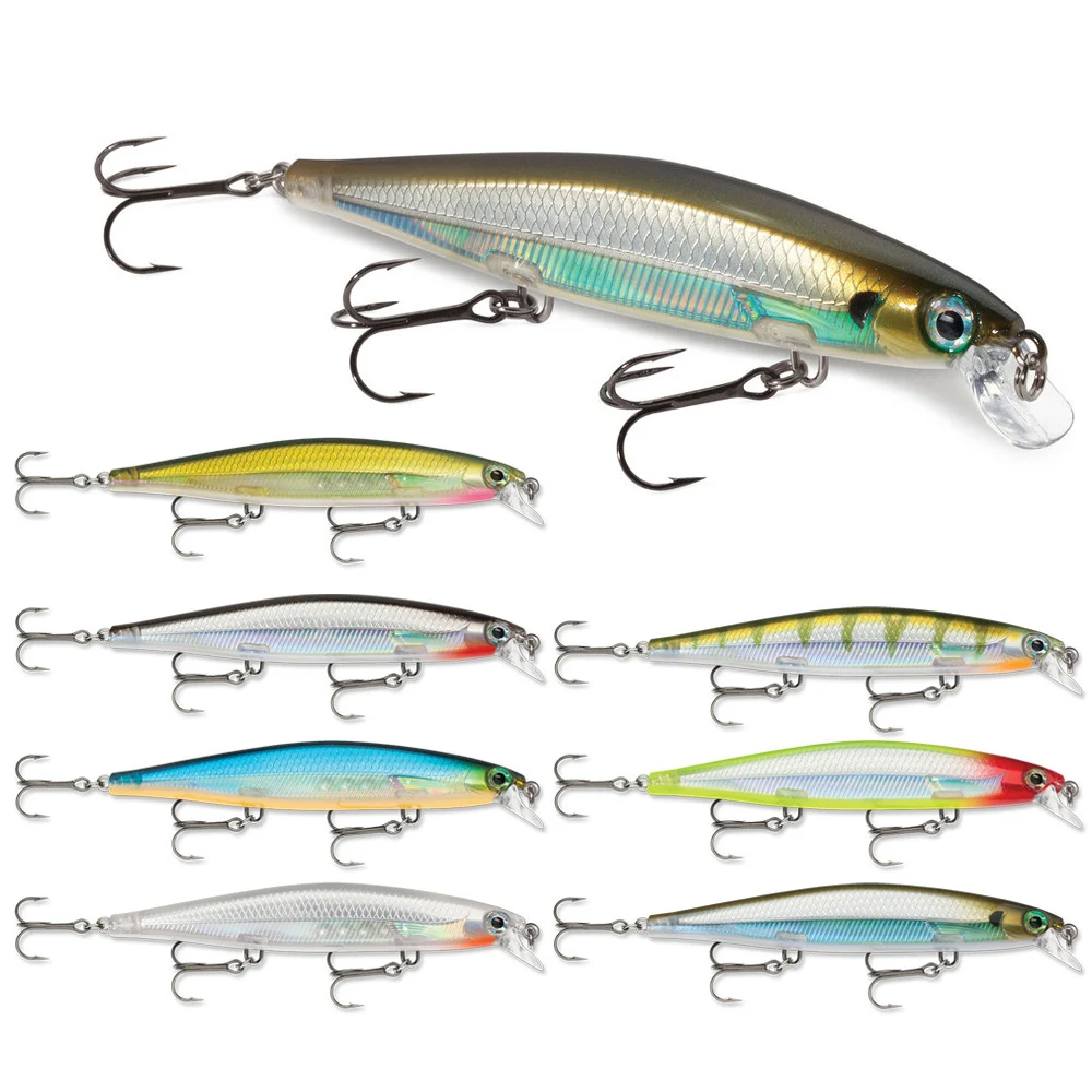 

1PCS Minnow Fishing Lure Laser Hard Artificial Bait 3D Eyes 11cm 13g Fishing Wobblers bionic bait