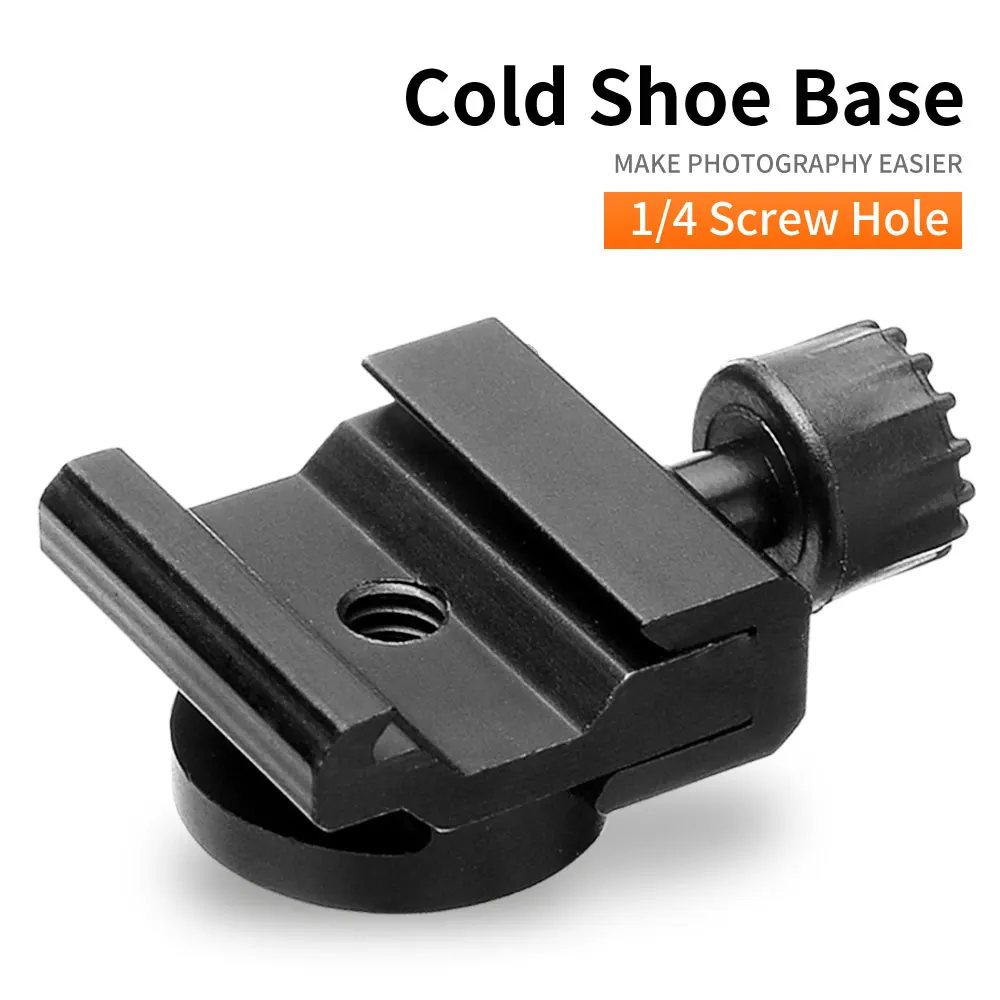 Flash Cold Hot Shoe Bracket Mount Adapter Screw For Studio Speedight Tripod 0U 
