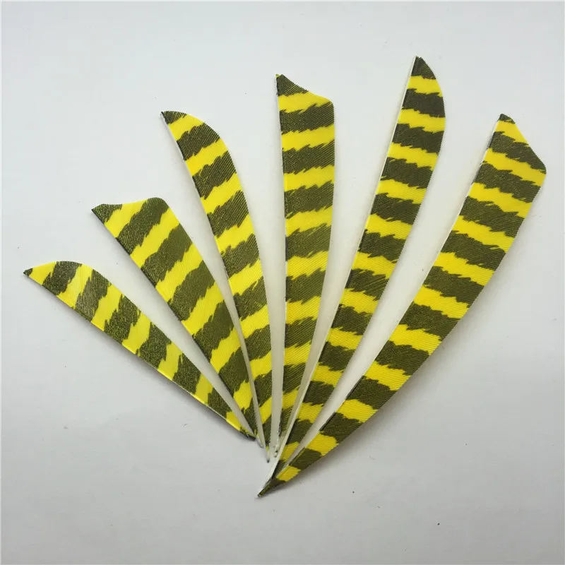 36pcs Tiro con LArco Freccia Fletching Piume in Gomma Fletching Accessorio Fai da Te per Arco Compound Tiro con LArco Freccia Piuma