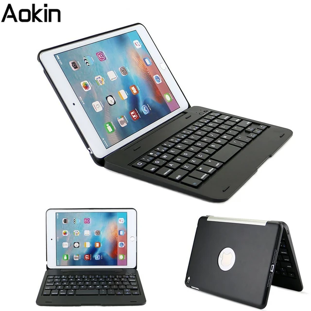 Ultra Slim Clamshell Lightweight Wireless Bluetooth Keyboard Case for