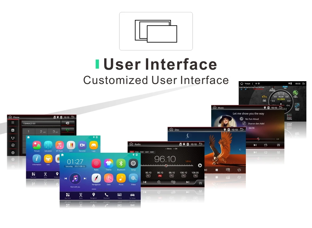 Sale Dinpei Android car dvd for Haval Hover  Great Wall H3 H2 2003-2009 car radio gps navigation car multimedia dvd player 8" screen 16