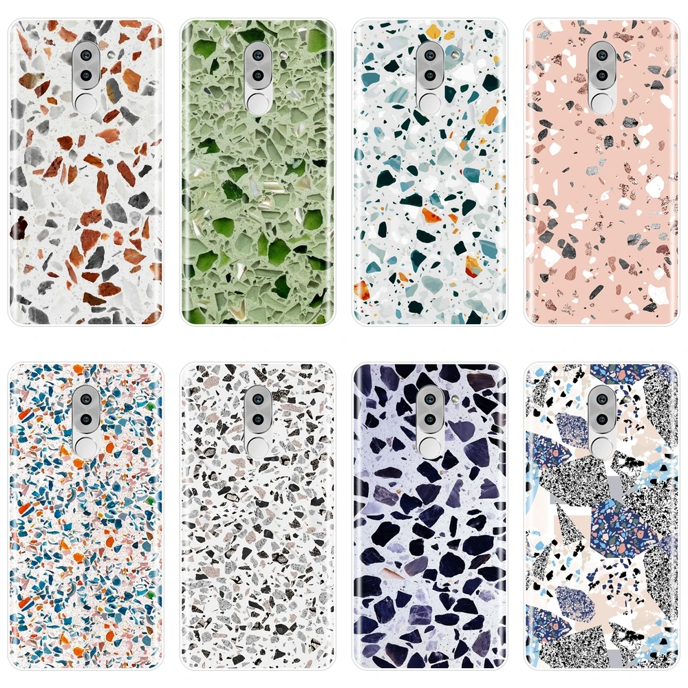 

Back Cover For Huawei Honor 6A 4C 5C 6C Pro Silicone Soft Art Graffiti Pink Stone Case For Huawei Honor 6 5A 4X 5X 6X Phone Case